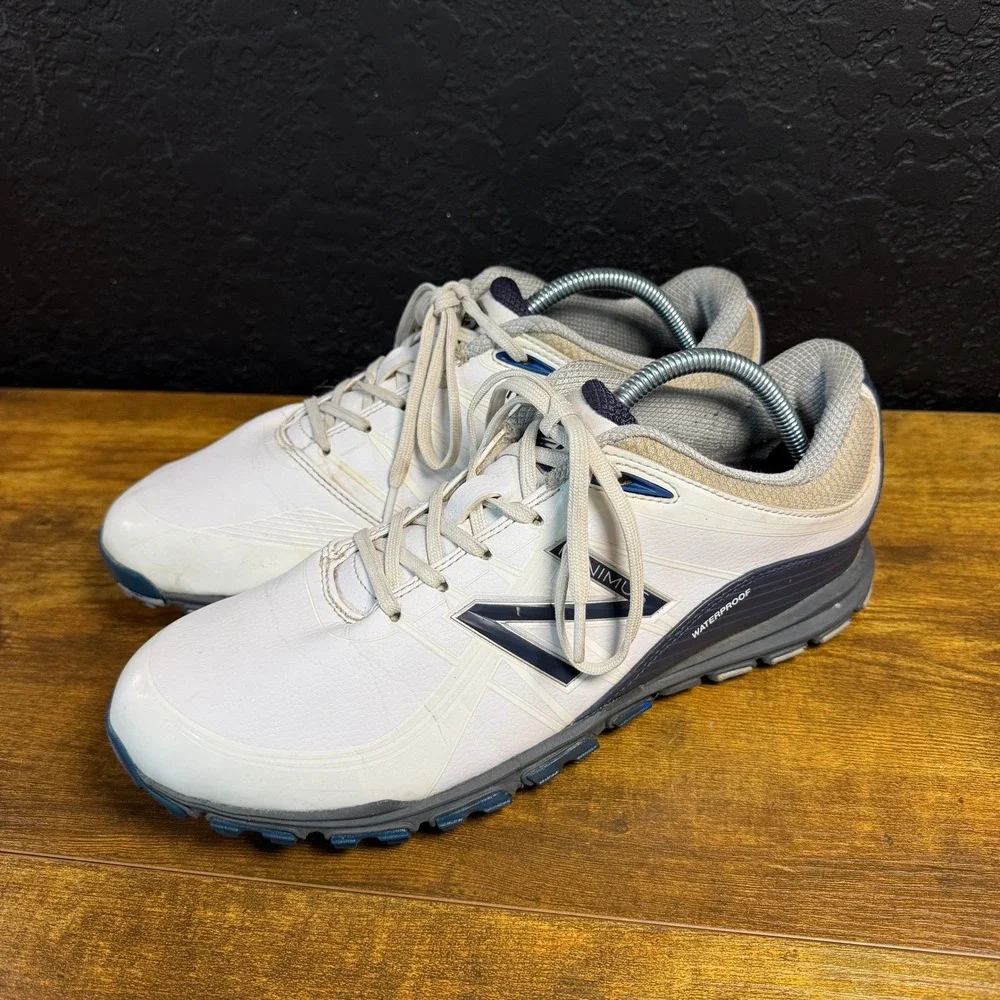 New Balance Minimus NBG1005 White Fiber Golf Shoes Mens 11.5